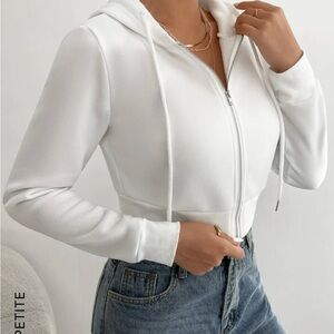 Women's White Hoodie
